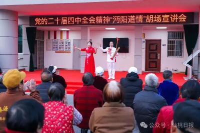 仙桃“定制式”宣讲党的二十届四中全会精神：烟火气里“冒热气”，群众中“聚人气”