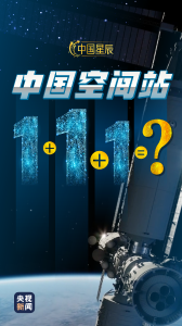 中国星辰丨中国空间站：1+1+1=？