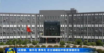孝昌花园：做示范 勇争先 在主城崛起中彰显强镇担当