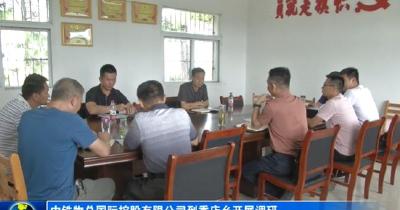 中铁物总国际控股有限公司到季店乡开展调研