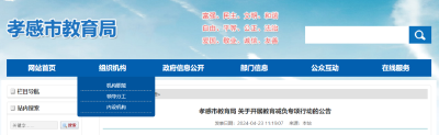 关于开展教育减负专项行动的公告