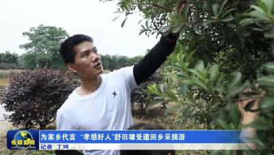 为家乡代言！“孝感好人”舒田雄受邀回乡采摘游