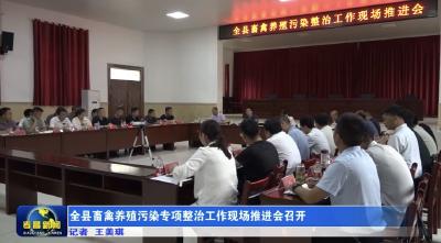 全县畜禽养殖污染专项整治工作现场推进会召开