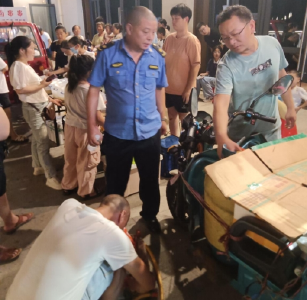 孝昌：开展燃气隐患排查，助力夜市经济发展