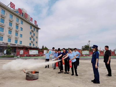 孝昌县文旅局联合县消防救援局深入A级旅游景区开展消防安全培训演练活动
