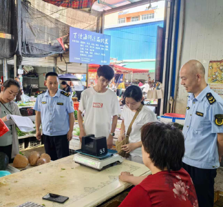 孝昌县花园市场监管所“三举措”守护集贸市场计量公平