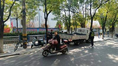 孝昌：整治校园周边环境  守护师生出行安全