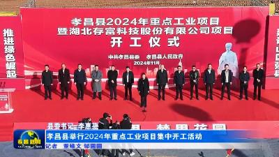 孝昌县举行2024年重点工业项目集中开工活动