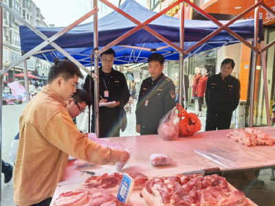 孝昌周巷：加强食品市场监管 守护群众“菜篮子”安全