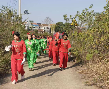 孝昌花园：村湾唱响惠民曲  医保宣传入民心