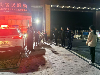 孝昌卫店：坚守“护学岗”  为学生安全保驾护航