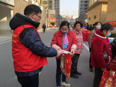 孝昌花园：社区年味赶大集 法治宣传润民心