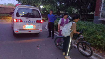 孝昌：学生车坏归途难 城管暖心送回家