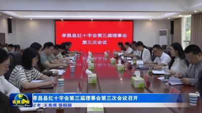 孝昌县红十字会第三届理事会第三次会议召开
