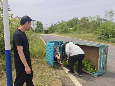 孝昌小河：路遇老人勇救助  退役军人显担当