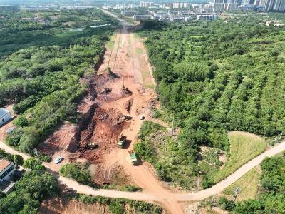 孝昌县凤凰大道延伸工程全面开工建设