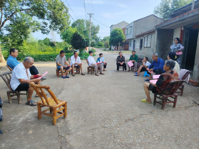 孝昌花西：“零距离”话安全 “屋场会”筑平安