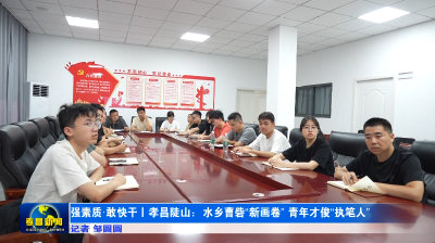 强素质·敢快干丨孝昌陡山：水乡曹砦“新画卷” 青年才俊“执笔人”