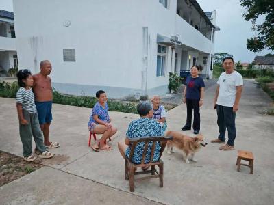 孝昌白沙：入户走访筑牢极端天气安全防线