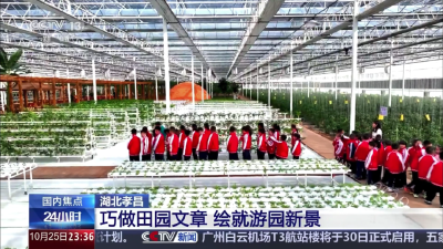 央视关注孝昌：巧做田园文章 绘就游园新景 