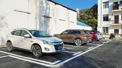 孝感孝昌：闲置空地变身便民停车场