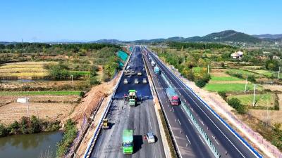 京港澳高速改扩建工程孝昌段，即将贯通！