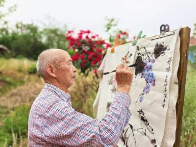 孝昌饶金安：三十年练就水墨画卷载乡愁