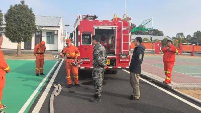 孝昌邹岗：开展应急消防培训 提升基层救援实战能力