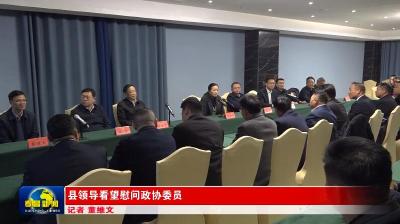 县领导看望慰问政协委员