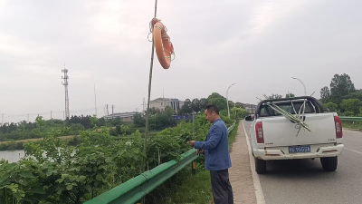孝昌王店：安装防溺水“四件套” 筑牢安全防护网