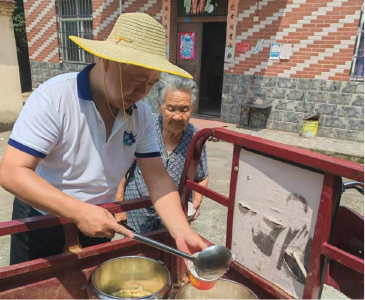 孝昌小悟乡：办好“食”事  守护乡村 “夕阳红”