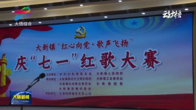 大新镇举办“红心向党 歌声飞扬”庆“七一”红歌大赛