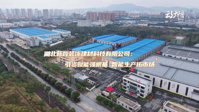【争创示范县 打造动力源·打赢五个战役进行时】湖北新哲装饰建材科技有限公司：引资赋能强根基 智能生产拓市场