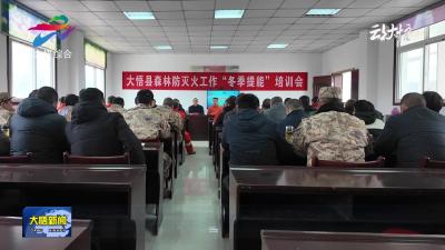 大悟县开展森林防灭火工作“冬季提能”培训