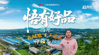 【悟有好品】系列七：大悟融媒“悟有好品”全媒体报道小组走进湖北省丰太电子科技有限公司，带您揭开“太阳能+工艺品”的神秘面纱。