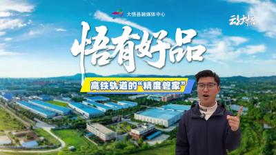 【悟有好品】系列二：为掀起宣传贯彻党的二十届四中全会的精神热潮，推动全会精神在大悟落地生根、开花结果，探访县域企业“十四五”期间取得的成绩，大悟融媒“悟有好品”全媒体报道小组走进湖北钜鼎轨道交通装备有限公司，揭秘高铁轨道的“精度管家”。