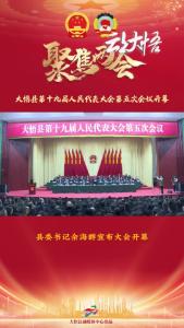 大悟县第十九届人民代表大会第五次会议隆重开幕