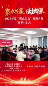 2026年度大悟县“媒企银农”战略合作签约仪式成功举办，标志着大悟县融媒体中心、大悟挺进传媒集团携手县域内重点政企，践行服务地方经济发展、实现“传媒+金融+实体+农业”跨行业协同发展迈出关键一步。