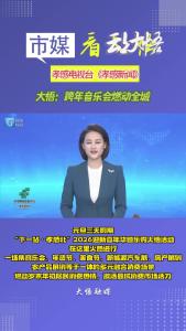 市台关注大悟：跨年音乐会燃动全城
