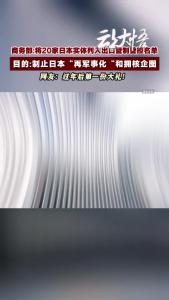 20家日本实体被列入出口管制管控名单！