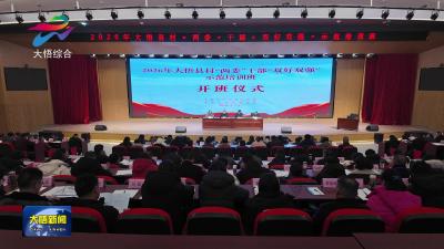 2026年大悟县村“两委”干部“双好双强”示范培训班开班