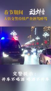 春节期间  大悟交警持续严查酒驾醉驾