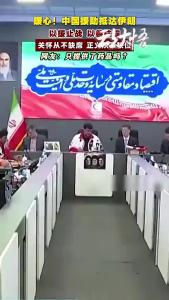 中国援伊，不止医药物资！