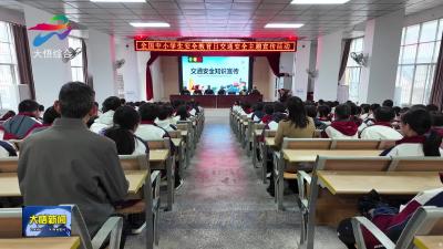 大悟县开展“全国中小学生安全教育日”交通安全主题宣传活动