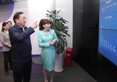 王忠林在上海参观考察有关跨国公司、央企和金融机构