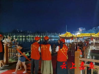 【文明旅游】国庆期间，嘉鱼各景区开展文明旅游志愿服务活动