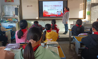 嘉鱼县潘家湾中学积极开展“学习二十大争做好队员”主题系列活动