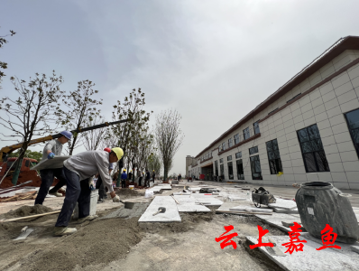 新建鱼岳农贸市场即将建成投入使用
