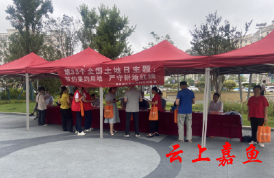 嘉鱼县开展“6·25”全国土地日宣传活动