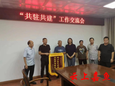 锦旗表心意 畅叙共建情——社区致谢送锦旗